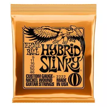 ERNIE BALL 2222 Electric Guitar Strings HYBRID SLINKY Hybrid Slinky [Genuine] (09-46)