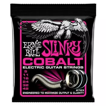 ERNIE BALL 2723 Струны для электрогитары COBALT SUPER SLINKY Cobalt Super Slinky [Подлинные] (09-42)