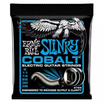 ERNIE BALL 2725 Струны для электрогитары COBALT EXTRA SLINKY Cobalt Extra Slinky [Подлинные] (08-38)