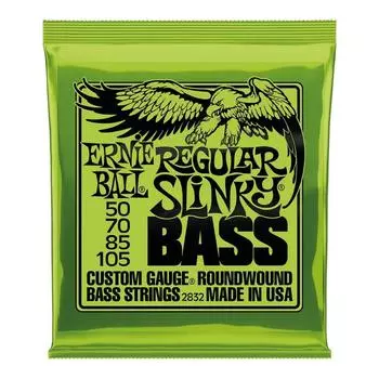 ERNIE BALL 2832 Басовые струны REGULAR SLINKY BASS [Оригинал] (50-105)