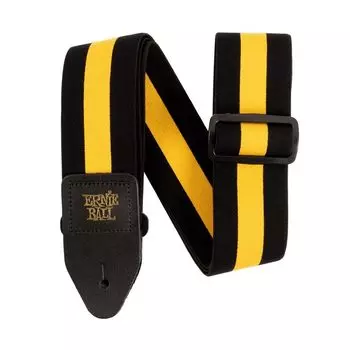 ERNIE BALL 5328 Guitar Strap STRETCH COMFORT RACER YELLOW STRAP Stretch Comfort Racer Yellow Free Size [Genuine]