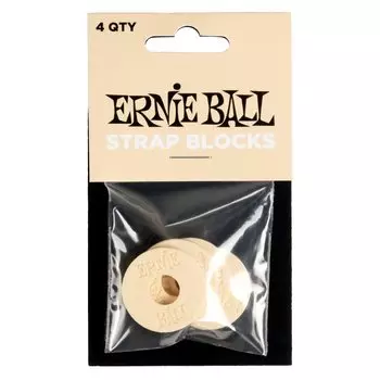ERNIE BALL 5624 Fall Prevention Strap Block STRAP BLOCKS Cream [Genuine Product]
