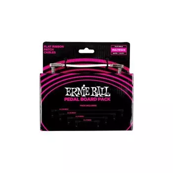 ERNIE BALL 6387 плоский ленточный соединительный кабель белый педальный пульт мультиупаковка [подлинный] белый