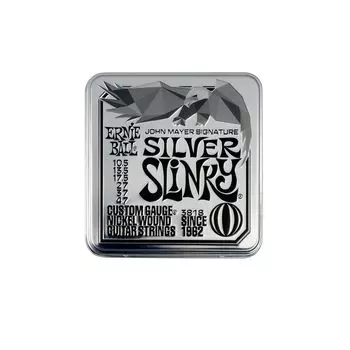 ERNIE BALL Ernie Ball струны для электрогитары SILVER SLINKY 3818 Silver Slinky Mayer Signature 3Set Pack (10.5-47)/Джон