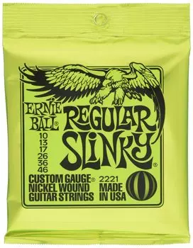 ERNIE BALL Ernie Ball струны для электрогитары REGULAR SLINKY 2221 Regular Slinky 12Set Pack (10-46)
