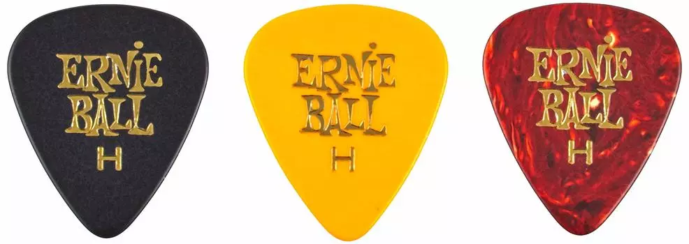 ERNIE BALL pick 9180 тяжелый 12 предметов ассорти упаковка [Подлинный продукт]
