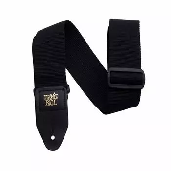 ERNIE BALL Ремень для гитары Ernie Ball POLYPRO STRAP 4037 Ремень из полиэстера черного цвета чёрный