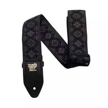 ERNIE BALL Strap Jacquard 4093 REGAL BLACK Regal Black [Genuine Product]