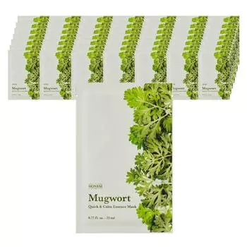Ernish Quick & Calm Essence Mugwort Mask Pack 23ml, 1 pack, 50 pieces