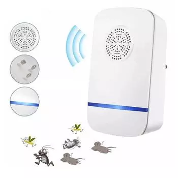 ЕС, Великобритания, США, Австралия, электрический ультразвуковой отпугиватель вредителей, физическое средство для борьбы с вредителями, отпугивание насекомых, мух, ловушки для комаров, машина против крыс US Plug