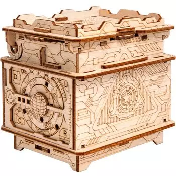 ESC WELT Orbital Box 3D Puzzle Box Обучающая игрушка-головоломка Деревянный круг мудрости Вязание головоломка Подарок на день рождения Подарок Тренировка мозга Пожилые люди