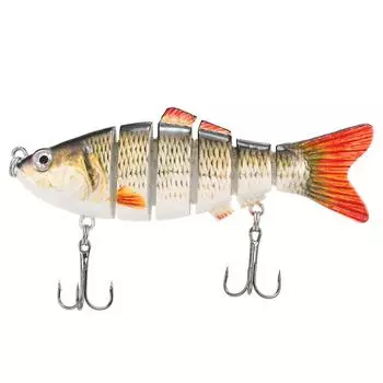 Esca da pesca multi snodata реалистичная 7 сегментов Esca da pesca dura Color-6