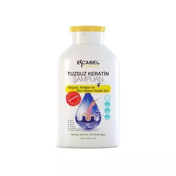 Escabel Кератиновый шампунь без соли 300 мл