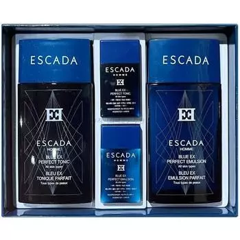 Escada Мужской базовый синий EX Dual Functional Care набор из 2 предметов, 1 комплект