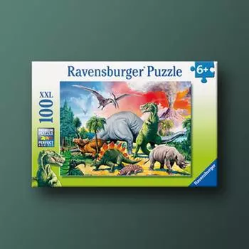Escape Dinosaurs XXL 100 Piece Ravensburger VI Puzzle, популярная корейская настольная игра
