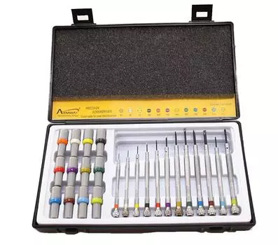 Esco 12 piece set screwdriver replacement EA552GS [+-Hex] (precision/with bits)