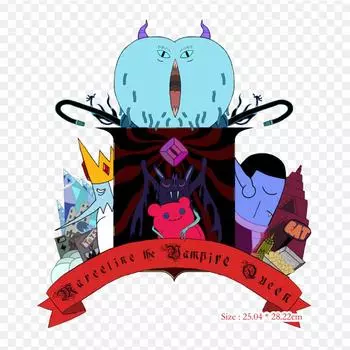 Escudos De Hora De Aventura Marceline The Queen Finn T Утюг на термопереносной печати Виниловые нашивки Наклейка для одежды DIY Аппликации Моющиеся нашивки