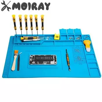 ESD Heat Insulation Soldering Mat Computer Phone Repair Tool Kit Working Silicone Repair Pad Heatresistant Maintenance Tool Kit