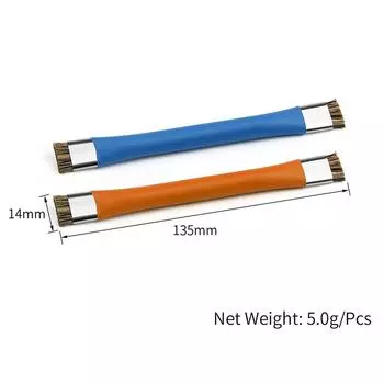 ESD Safe Anti-Static Double Head Brush Insulation Hard Brush Clean Dust Repair Tool Kit For Mobile Phone Motherboard Hand Tool