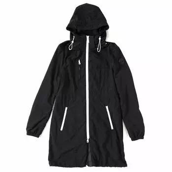 ESEN Rain Hood Removable [Pajar] Женский плащ, куртка, верхняя одежда, пальто, (Черный, М) чёрный