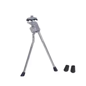 ESGE double leg stand 1 set of extra leg caps Swiss made center stand SL, included, серебряный