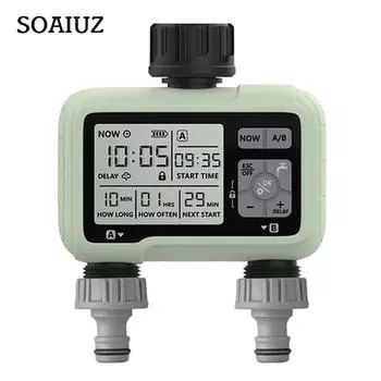 Eshico Super Timing System, таймер подачи воды с 2 выходами, точный полив, автоматический полив на открытом воздухе, полностью регулируемая программа CHINA