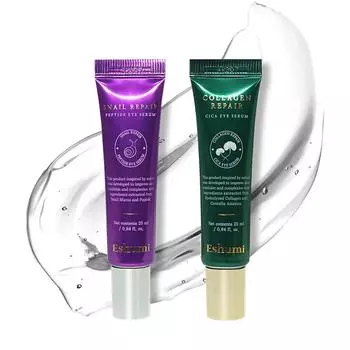 Eshumi Snail Peptide Collagen Cica Rolling Eye Serum 25 мл Ежедневный уход за кожей Корейская красота Косметика Охлаждение SnailPeptideEyeSerum-1ea