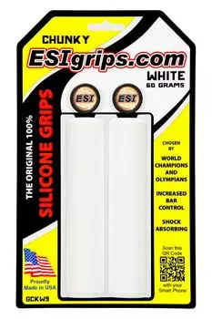 ESI grips MTB Grip Chunky Grips CESGRCHWH White Outer diameter 32mm x Length 130mm белый