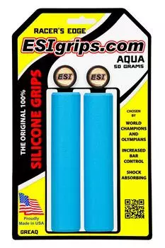 ESI grips MTB Grip Edge Grips CESGRREAQ Aqua Outer diameter 30mm x Length 130mm Racer s цвет морской волны