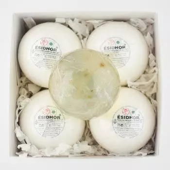 ESIDHOR Подарочный набор импортного аюрведического мыла, роскошное мыло с натуральным эфирным маслом Аюрведы - набор из 4 натуральных кокосовых масел Pack of 4 Ball Soaps