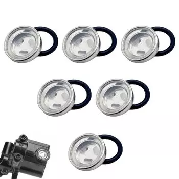 EsiFare Мотоциклетные главные цилиндры с окошками уровня, Набор из 6 штук, 0,7 дюйма (18 мм),