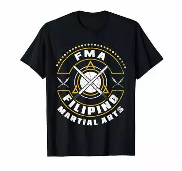 Футболка Eskrima Kali Arnis Philippine Martial Arts Eskrima Stick чёрный
