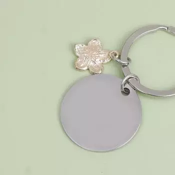 Если бы мамы были цветами, я бы выбрал тебя. Брелок из нержавеющей стали. Подарок на день рождения, Рождество, День благодарения, День матери для мамы.