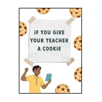 Если вы подарите своему учителю печенье, подарочную книгу в знак признательности учителю, креативный и продуманный подарок для учителя One Size
