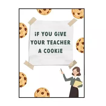Если вы подарите своему учителю печенье, подарочную книгу в знак признательности учителю, креативный и продуманный подарок для учителя One Size