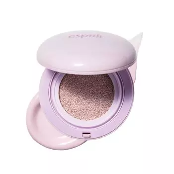 Espoir Due Like Jello Tone Up Cushion 02 Нейтральная лиловая основа для придания коже упругости и сияния, тонирующая основа, скрывающая поры, контролирующая цвет, официальный SPF50+ PA+++ espoir