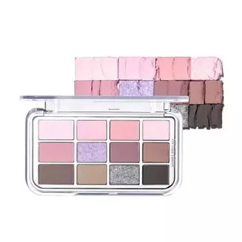 Espoir Eye Core Palette #2 Savage Mauve 9g 12 colors Eyeshadow Palette Brevet Summer Pink Mauve Bluish Pink Can be completed in one go Base Tear Bag G