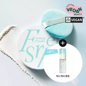Espoir Fresh Setting Powder 9гр. (ОБЪЯВЛЕНИЕ) (+ Бесплатно 30 мл свежего фиксирующего фиксатора) [Single item] 9g