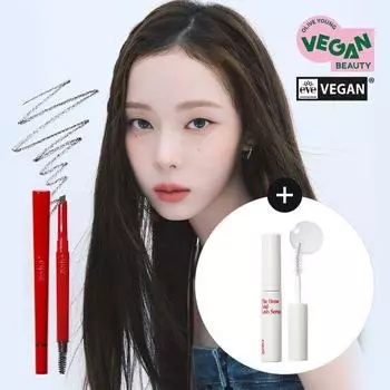 Espoir Карандаш для бровей Brow Easy Shaping (В комплект входит пищевая добавка для бровей.) No. 2 Cool Gray