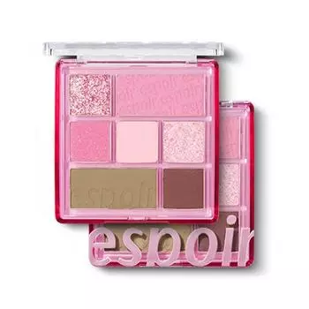 Espoir Палитра теней Real Eye Palette #6 Plum Soda | Универсальная, стойкая, легко растушевываемая основа для теней на каждый день в 7 цветах