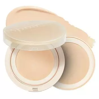 Espoir Pro Tailor Be Natural Cushion SPF50 PA++++ 14g + Refill 14g, Ivory, 1 set