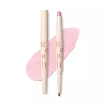 espoir Real Eye Dual Stick Pink Dual Stick Korean Official espoir Website Eyeshadow, #03 Beam, 1.45g, Type, 2-Step Eyeshadow, Under-Eye Makeup,