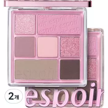 Espoir Real Палетка для глаз, Нет. 4 Моб Ми, 2 шт.