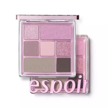 ESPOIR Real Eye Palette Тени для век REAL EYE PALETTE Корейская косметика Espoir Official 4 Mauve (нет. мне) [Элемент]