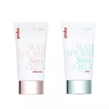 [Espoir] Солнцезащитный крем Water Splash с керамидами/Fresh Cica SPF50+ PA+++ 60мл Ceramide