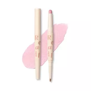 Espoir Tear Bag Liner Real Eye Dual Stick #03 Pink Beam 1.45g Dual Type 2Step Stick Eye Shadow Tear Bag Makeup Tear Bag Liner Espoir Official
