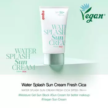 Espoir Water Splash Sun Cream Fresh Cica 60ml