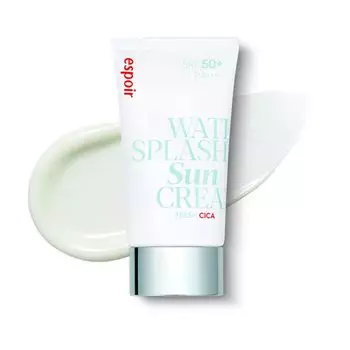 espoir Water Splash Sunscreen Fresh Cica 60 мл WATER SPLASH SUN CREAM FRESH CICA Солнцезащитный крем Увлажняющий барьер Основа под макияж Маскировка пор Espoir Official