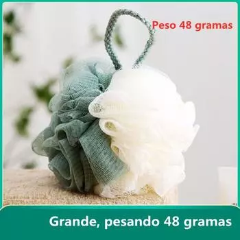 Esponja de Banho Real/Esponja Bucha para Banho de Nylon - Cores Sortidas/Esfoliao de Massagem com esponja de Banho