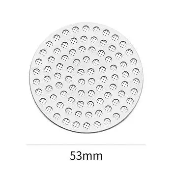 Espresso Puck Screen Reusable Lower Shower Screen Coffee Filter Portafilter Filter Basket Heat Resistant Mesh Filter 51/53/58 Mm